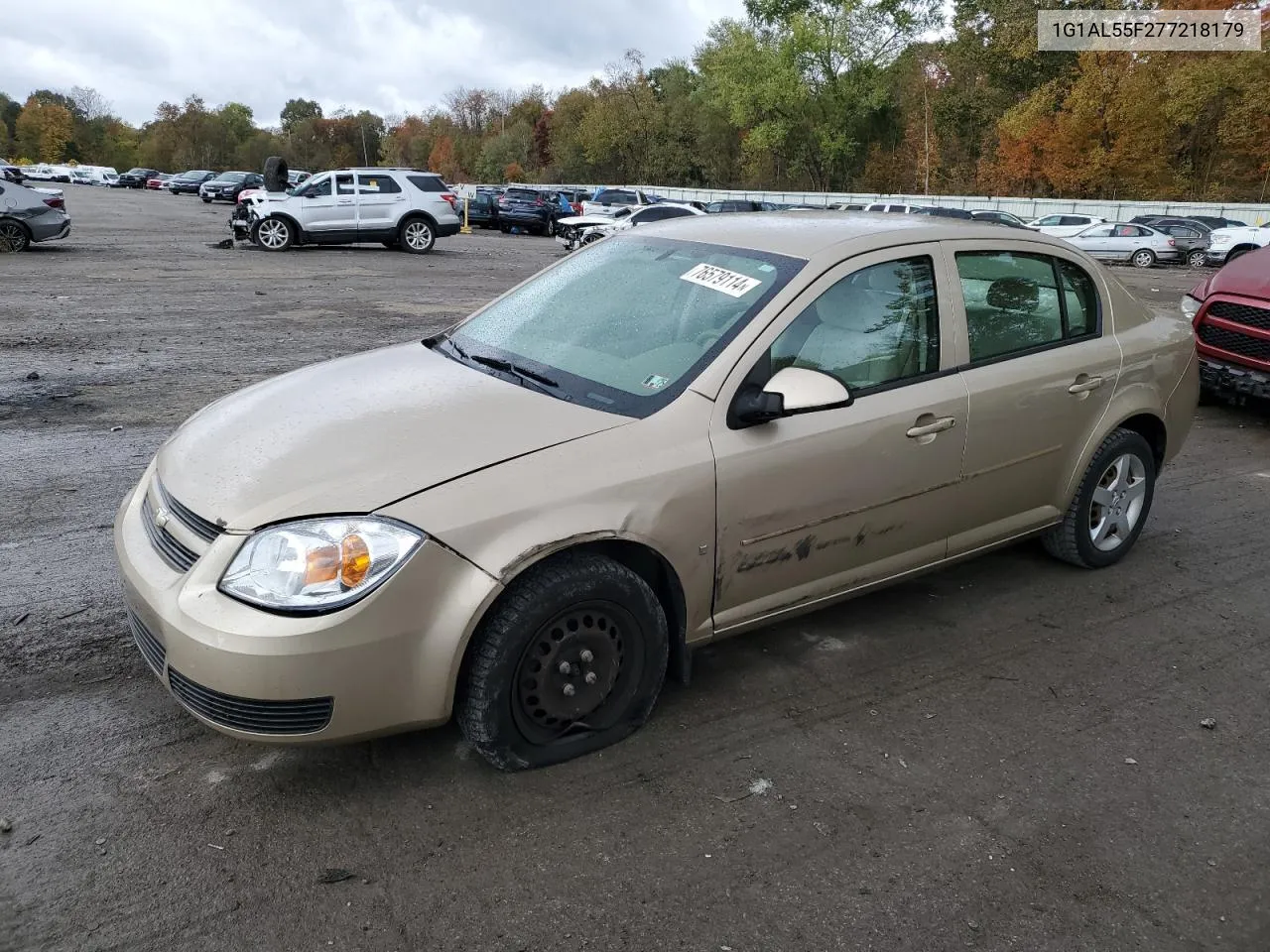 2007 Chevrolet Cobalt Lt VIN: 1G1AL55F277218179 Lot: 76579114