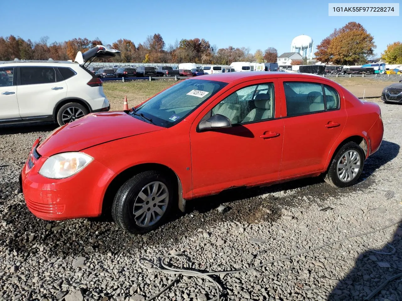 2007 Chevrolet Cobalt Ls VIN: 1G1AK55F977228274 Lot: 77436114