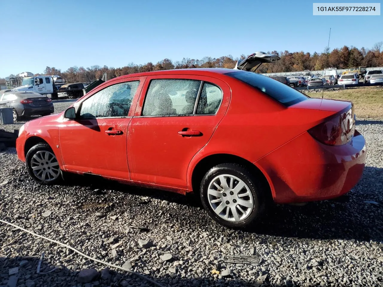 2007 Chevrolet Cobalt Ls VIN: 1G1AK55F977228274 Lot: 77436114