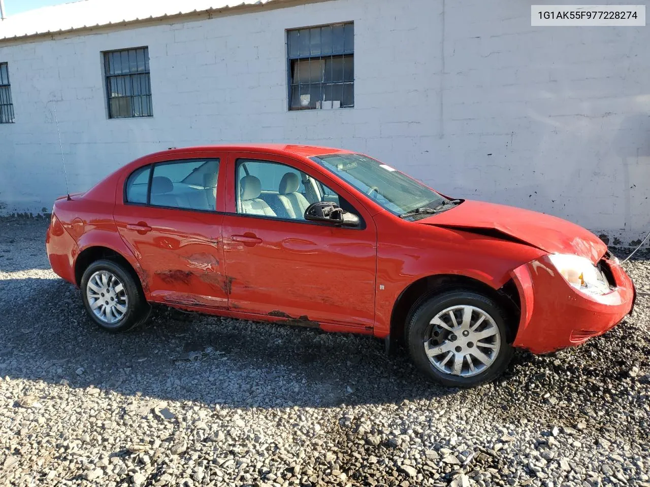 2007 Chevrolet Cobalt Ls VIN: 1G1AK55F977228274 Lot: 77436114