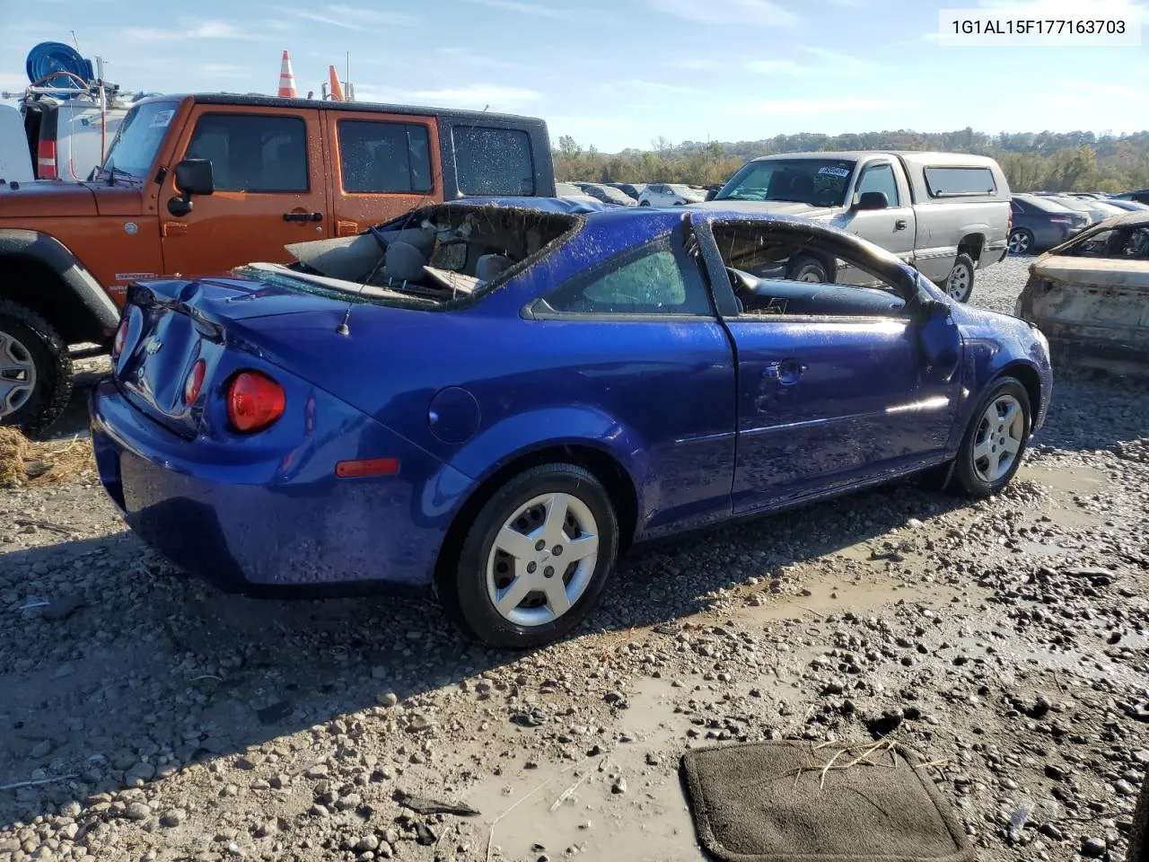 2007 Chevrolet Cobalt Lt VIN: 1G1AL15F177163703 Lot: 77894254