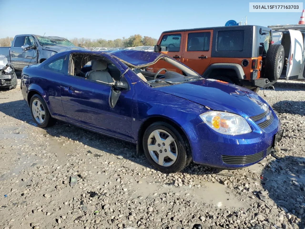 2007 Chevrolet Cobalt Lt VIN: 1G1AL15F177163703 Lot: 77894254