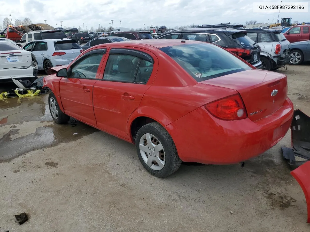 1G1AK58F987292196 2008 Chevrolet Cobalt Ls