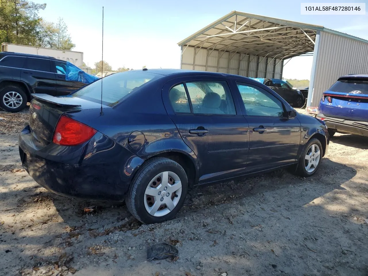 2008 Chevrolet Cobalt Lt VIN: 1G1AL58F487280146 Lot: 47318444