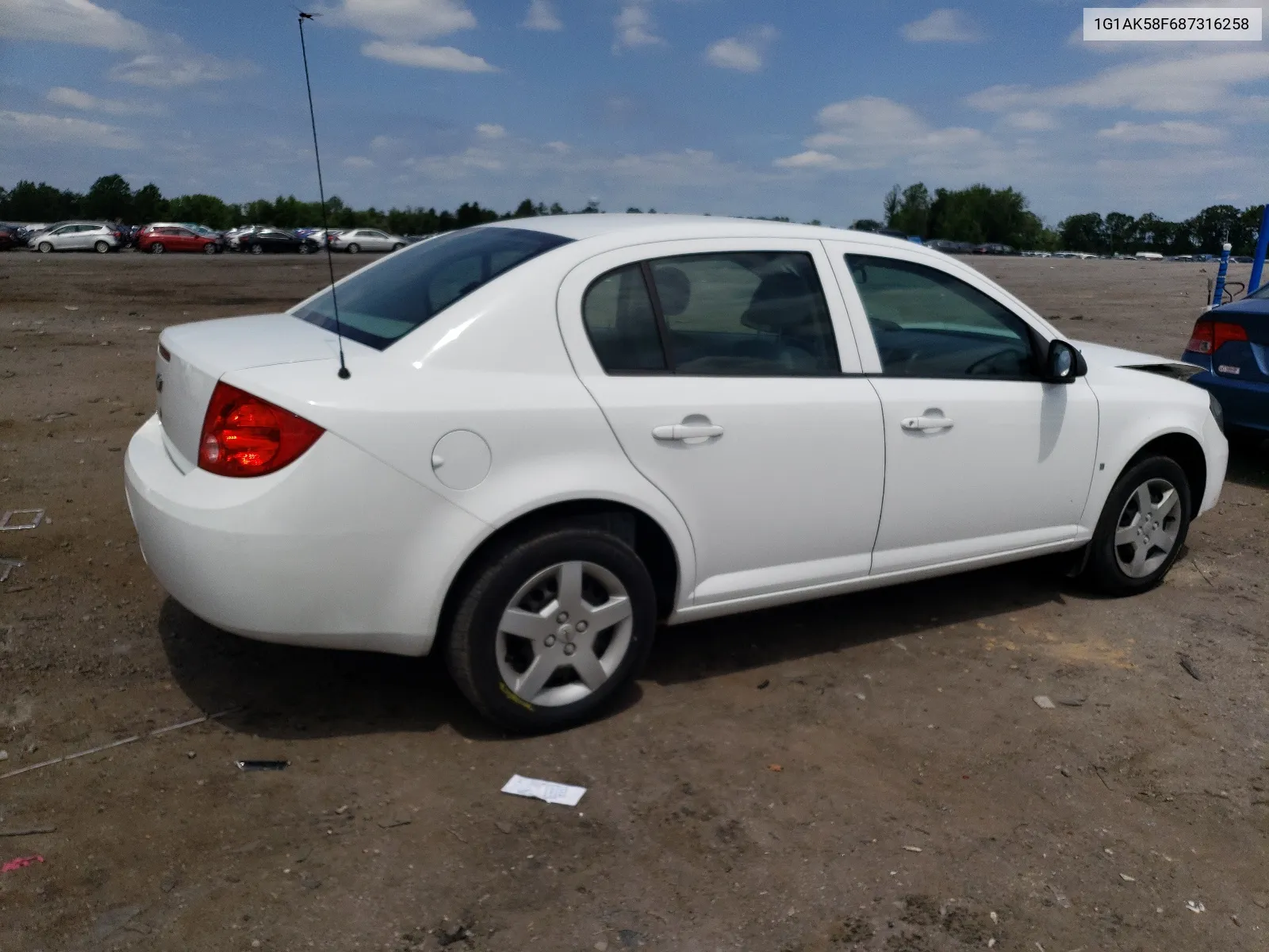 1G1AK58F687316258 2008 Chevrolet Cobalt Ls