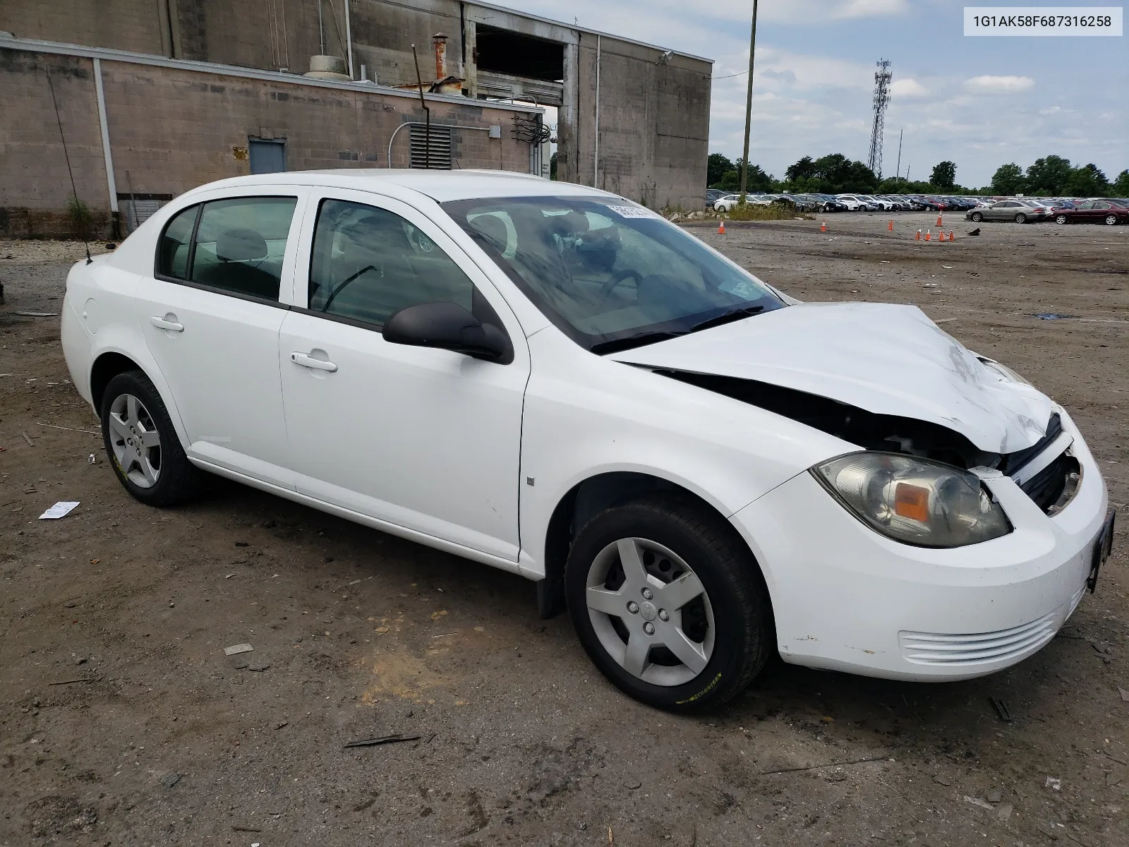 2008 Chevrolet Cobalt Ls VIN: 1G1AK58F687316258 Lot: 58615274