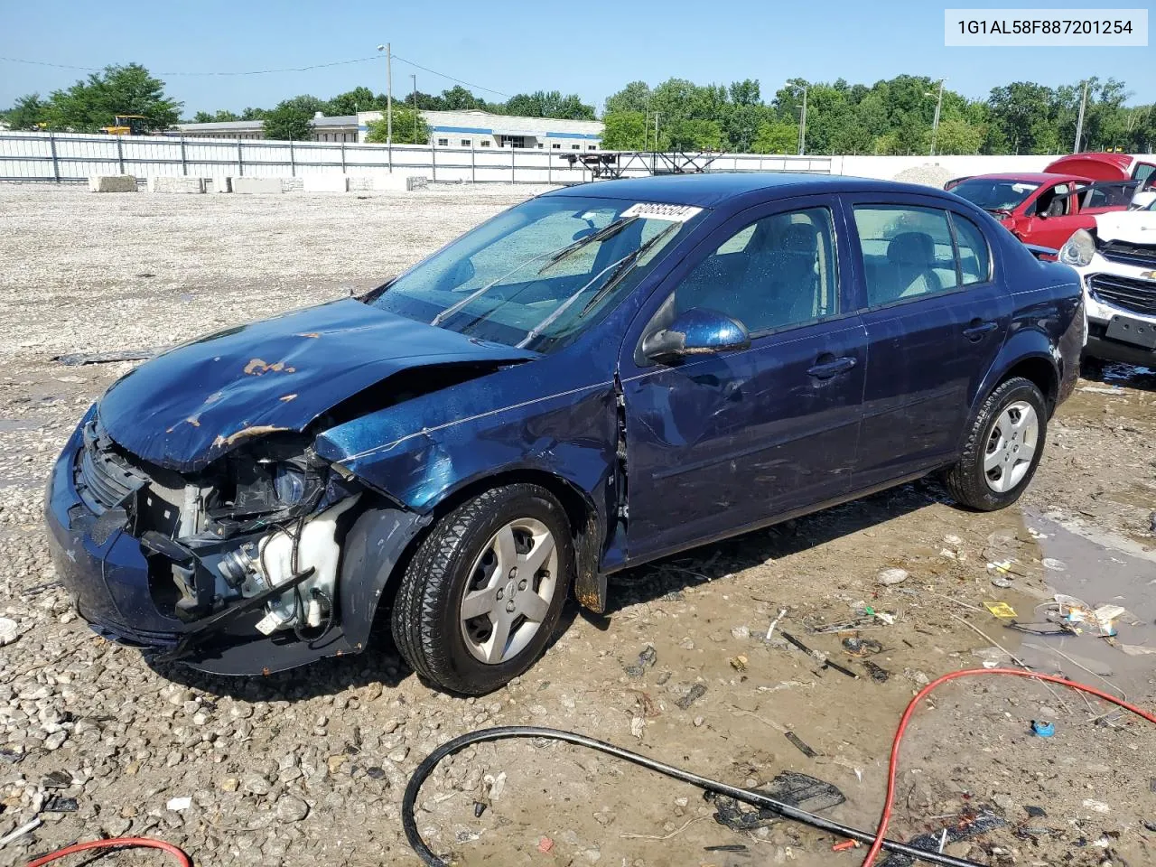 2008 Chevrolet Cobalt Lt VIN: 1G1AL58F887201254 Lot: 60685504