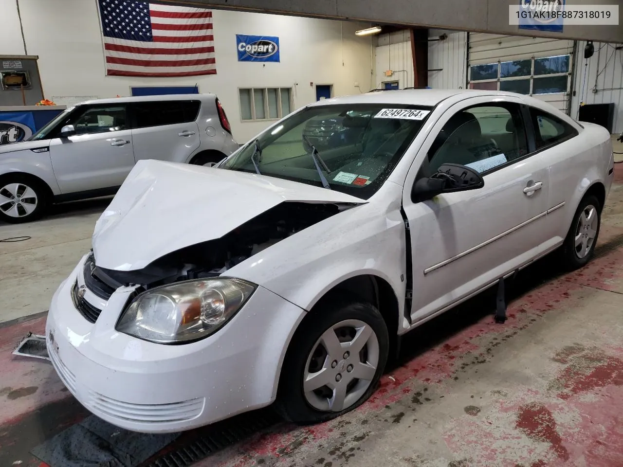 2008 Chevrolet Cobalt Ls VIN: 1G1AK18F887318019 Lot: 62497264