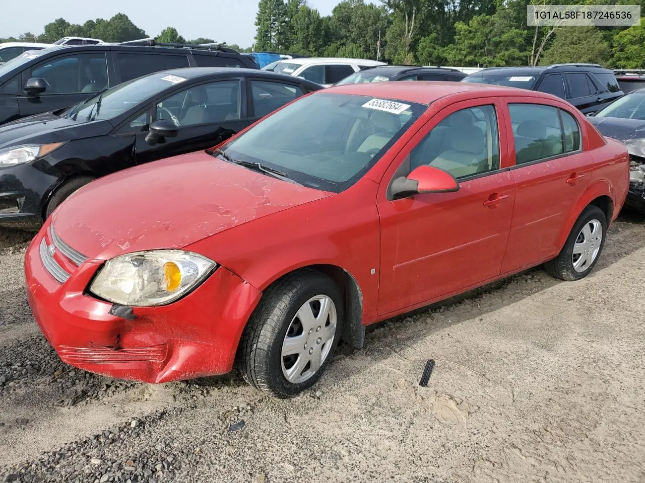 2008 Chevrolet Cobalt Lt VIN: 1G1AL58F187246536 Lot: 65882684