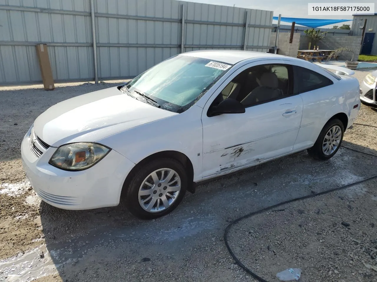 2008 Chevrolet Cobalt Ls VIN: 1G1AK18F587175000 Lot: 67035194