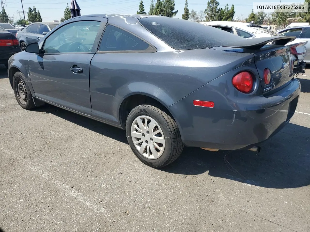 1G1AK18FX87275285 2008 Chevrolet Cobalt Ls