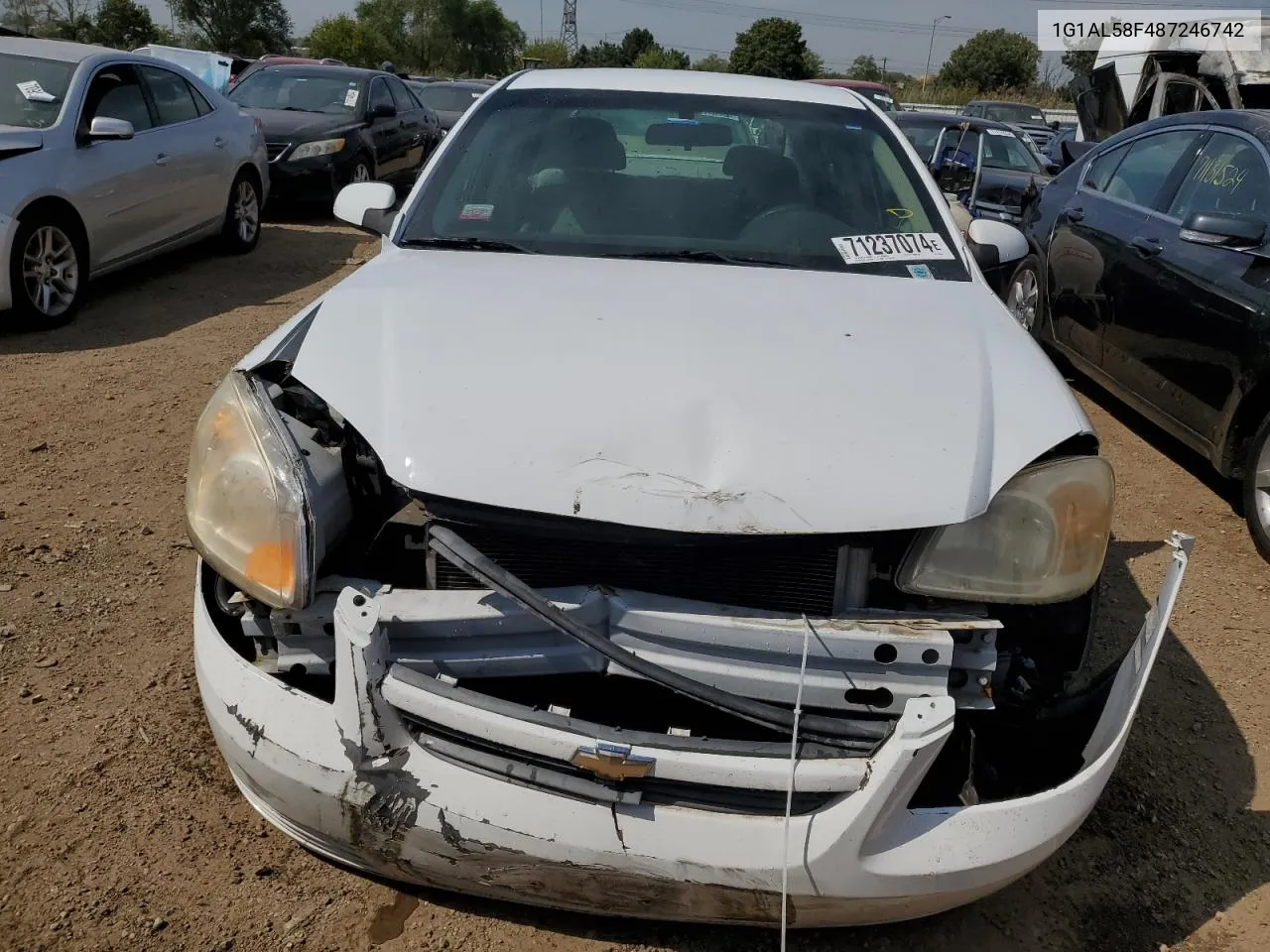 2008 Chevrolet Cobalt Lt VIN: 1G1AL58F487246742 Lot: 71237074