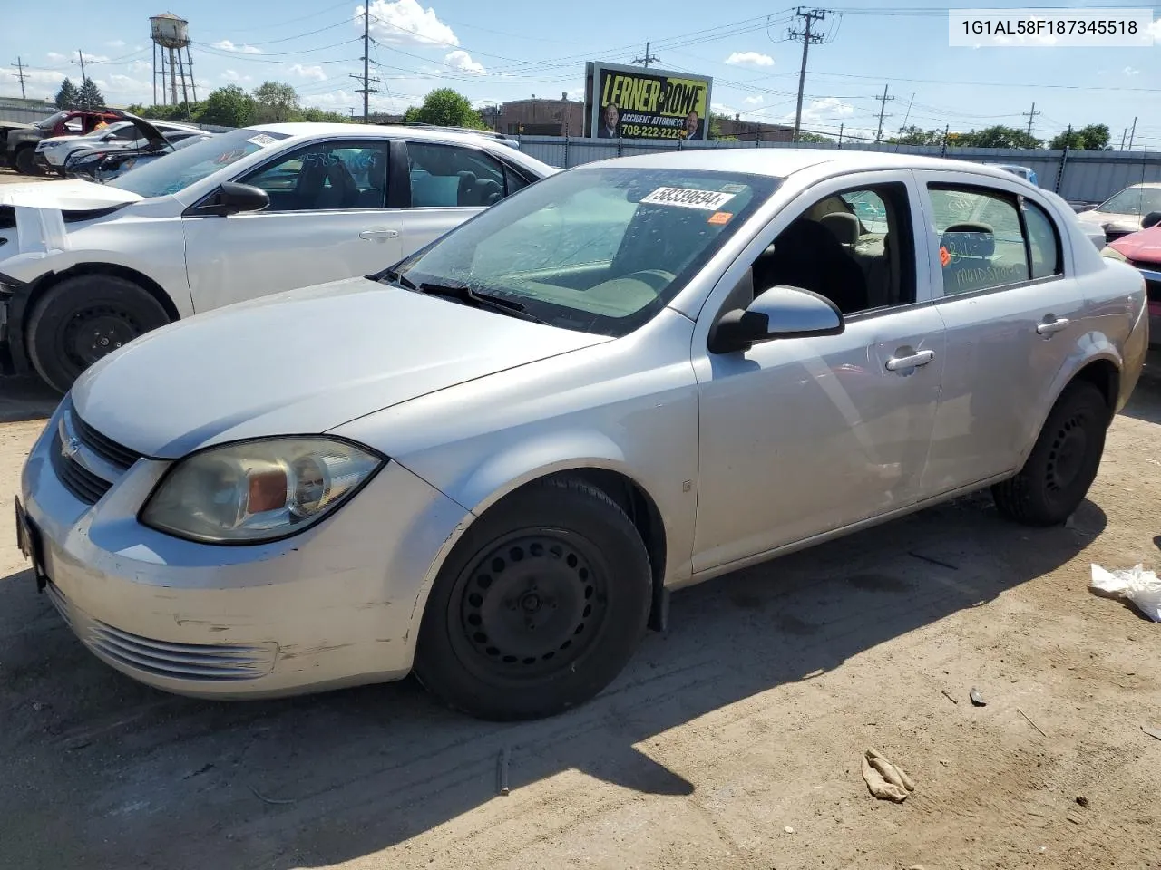 2008 Chevrolet Cobalt Lt VIN: 1G1AL58F187345518 Lot: 71293174