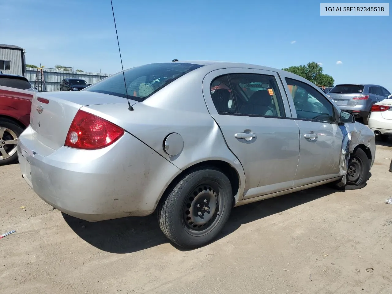 2008 Chevrolet Cobalt Lt VIN: 1G1AL58F187345518 Lot: 71293174