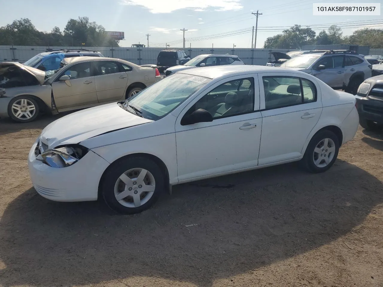 2008 Chevrolet Cobalt Ls VIN: 1G1AK58F987101957 Lot: 71605184