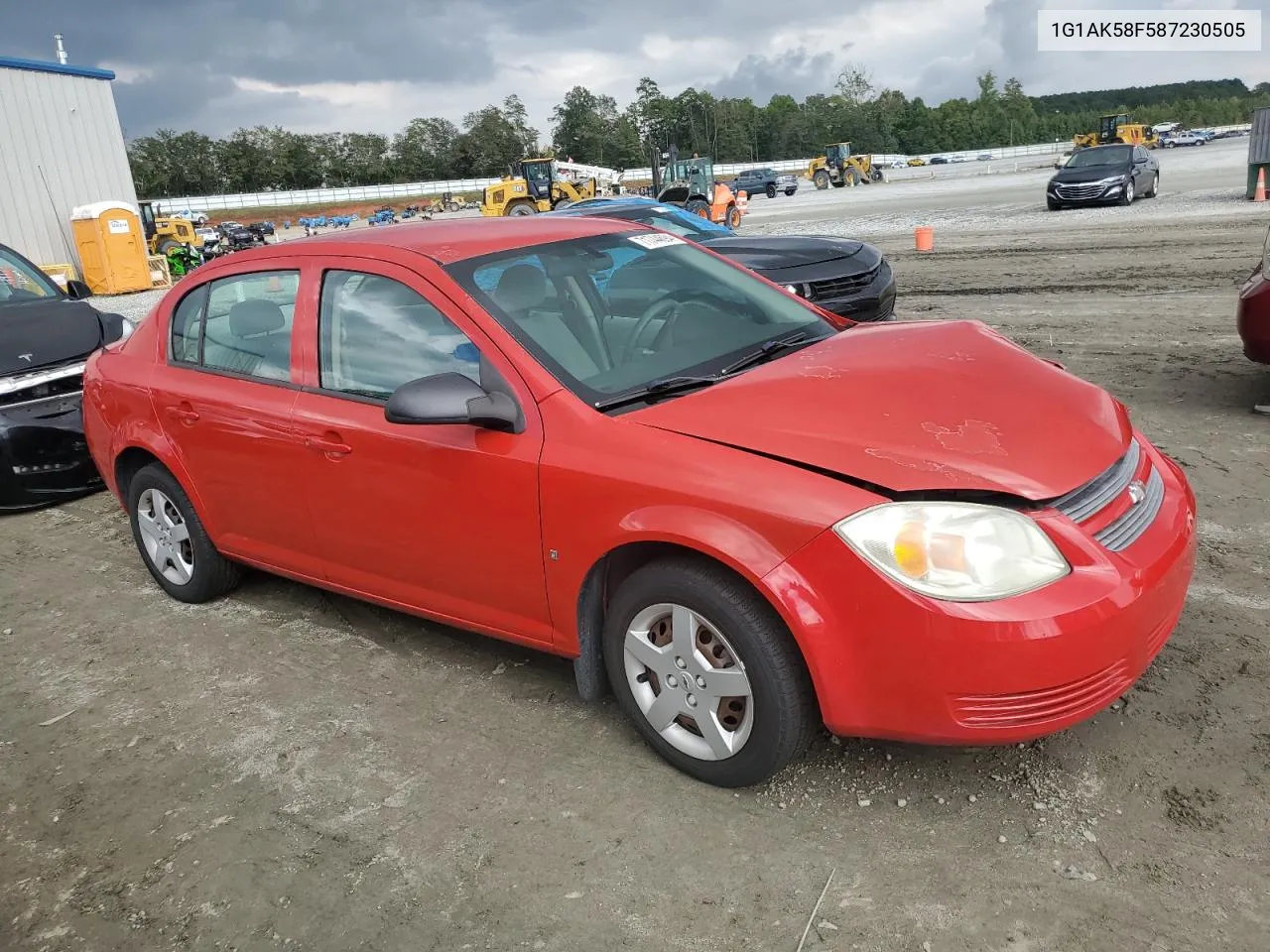 2008 Chevrolet Cobalt Ls VIN: 1G1AK58F587230505 Lot: 71744694