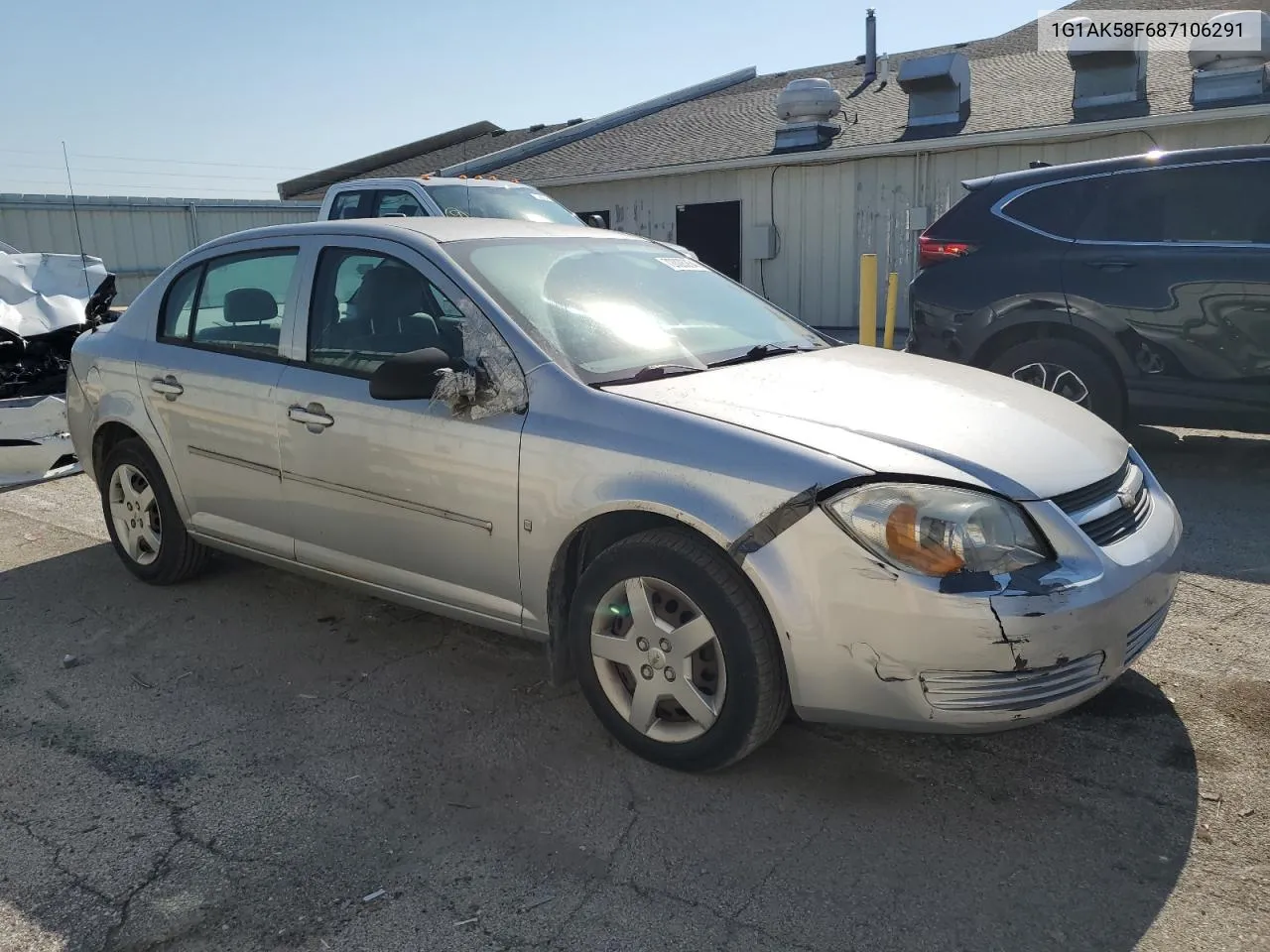 2008 Chevrolet Cobalt Ls VIN: 1G1AK58F687106291 Lot: 72028264