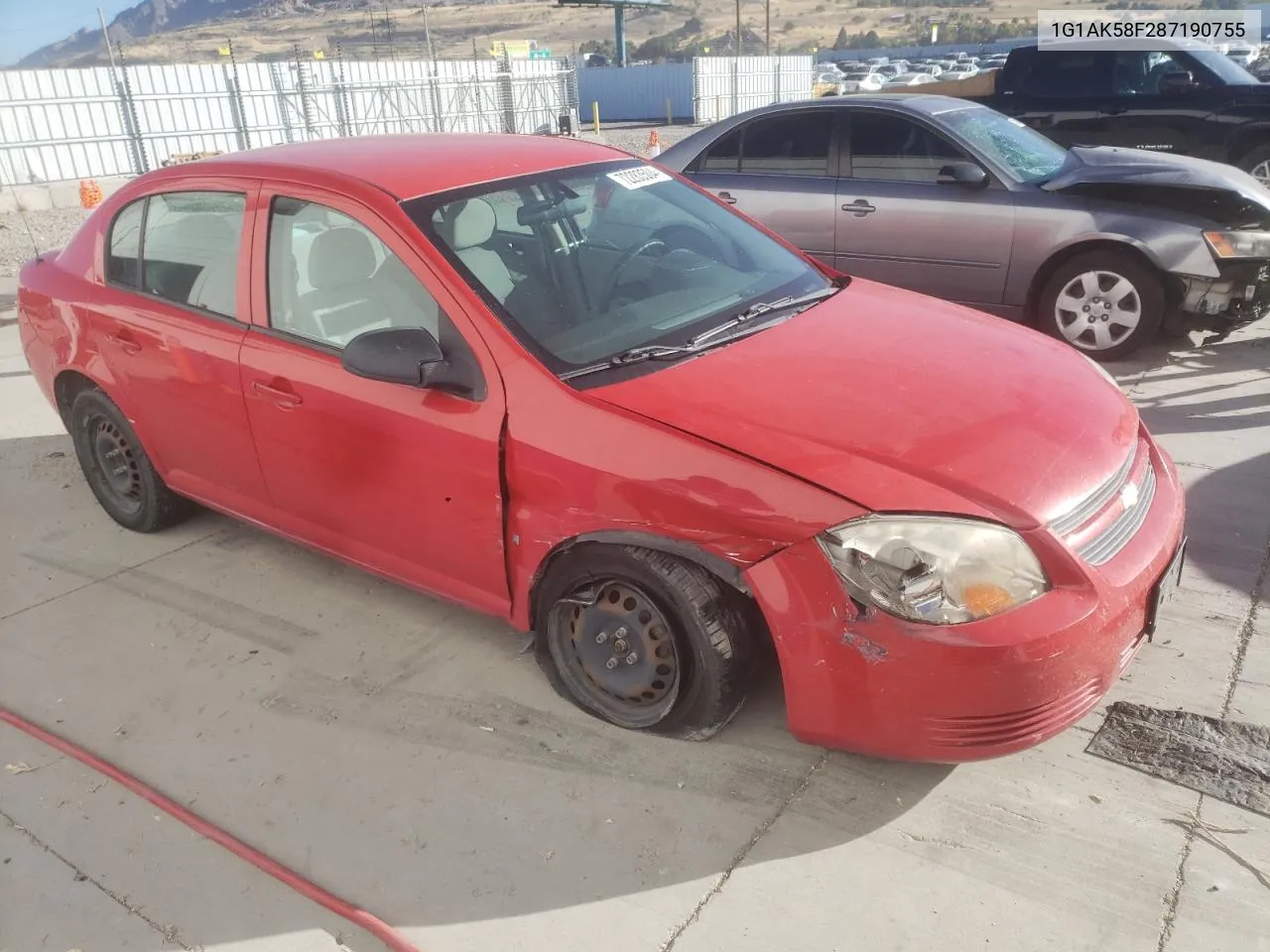 2008 Chevrolet Cobalt Ls VIN: 1G1AK58F287190755 Lot: 72283504