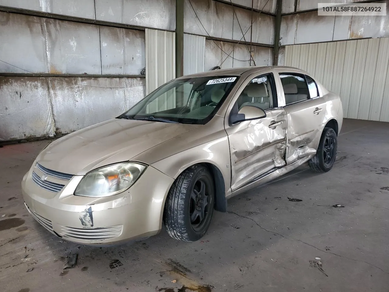 2008 Chevrolet Cobalt Lt VIN: 1G1AL58F887264922 Lot: 72625344