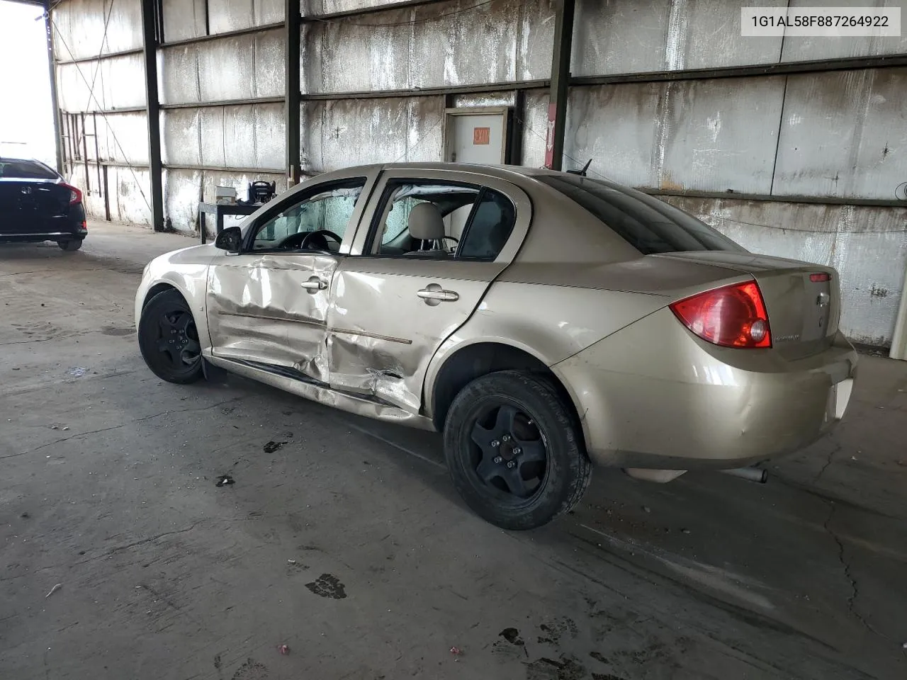 2008 Chevrolet Cobalt Lt VIN: 1G1AL58F887264922 Lot: 72625344