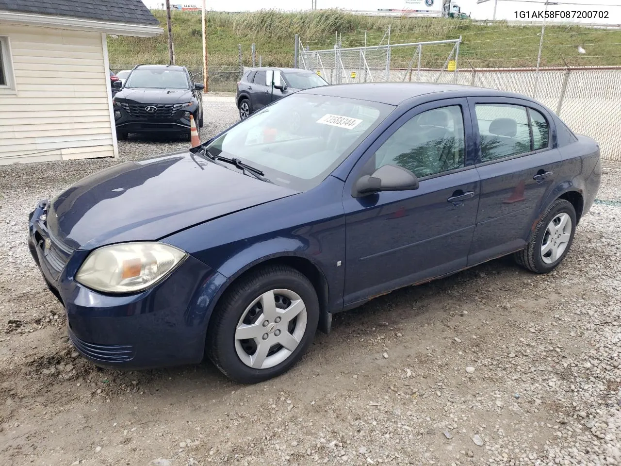 2008 Chevrolet Cobalt Ls VIN: 1G1AK58F087200702 Lot: 73568344