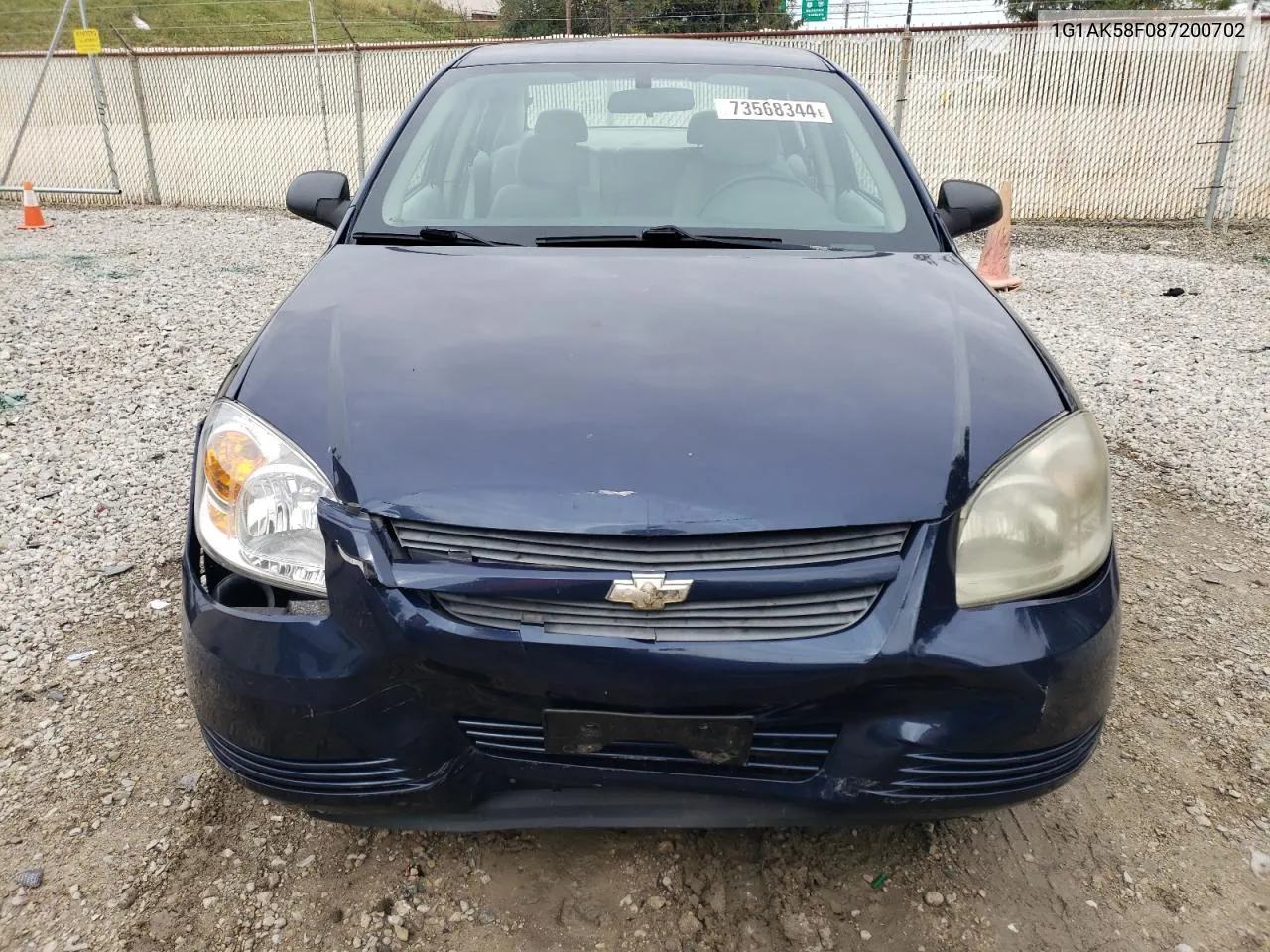 2008 Chevrolet Cobalt Ls VIN: 1G1AK58F087200702 Lot: 73568344