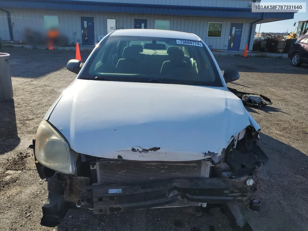 1G1AK58F787331660 2008 Chevrolet Cobalt Ls