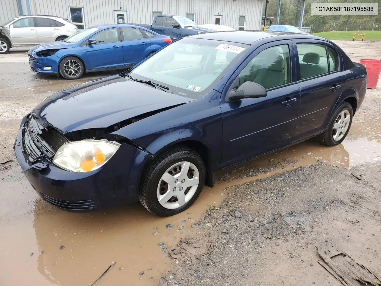 2008 Chevrolet Cobalt Ls VIN: 1G1AK58F187195588 Lot: 74091414