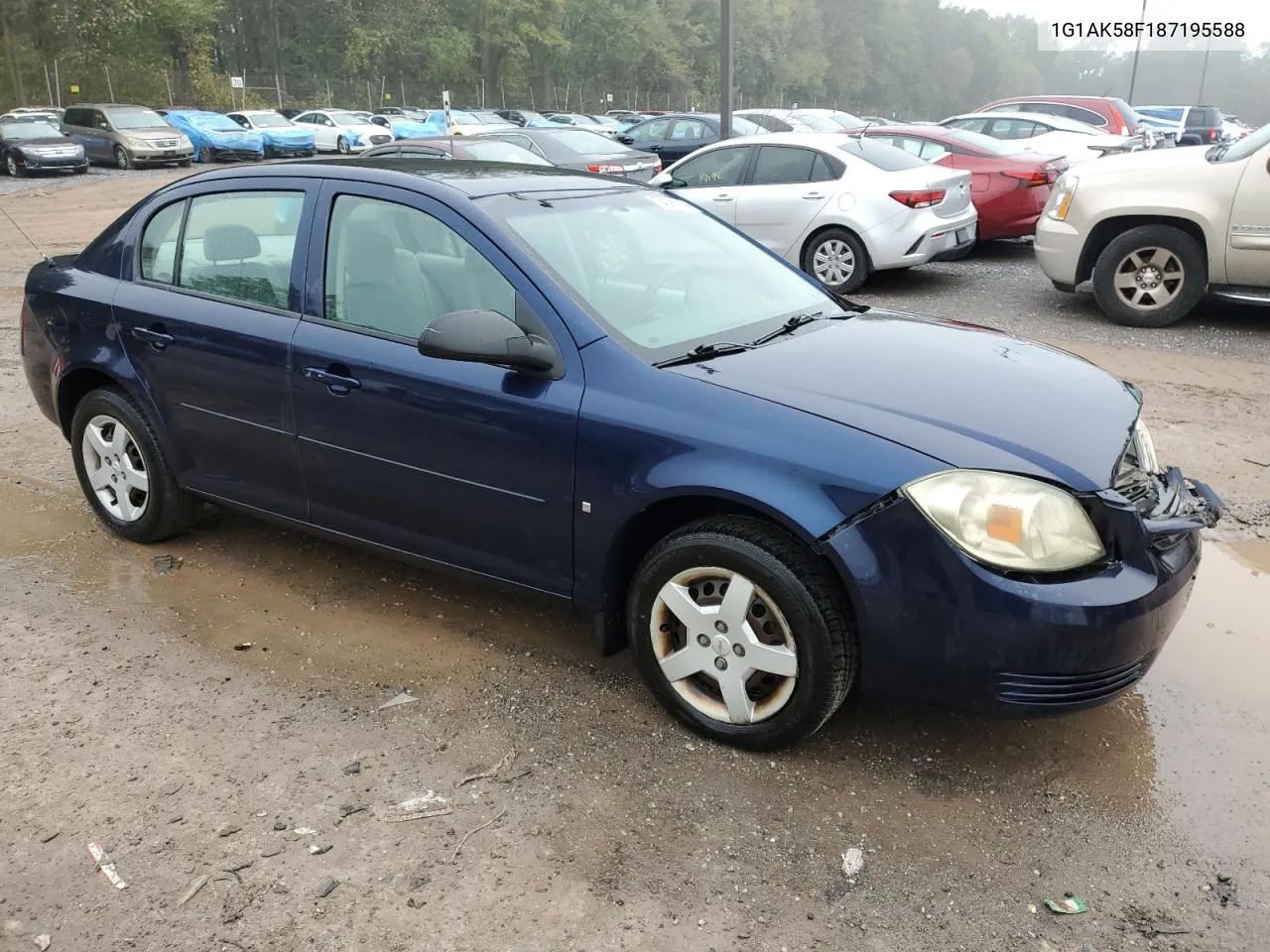 2008 Chevrolet Cobalt Ls VIN: 1G1AK58F187195588 Lot: 74091414