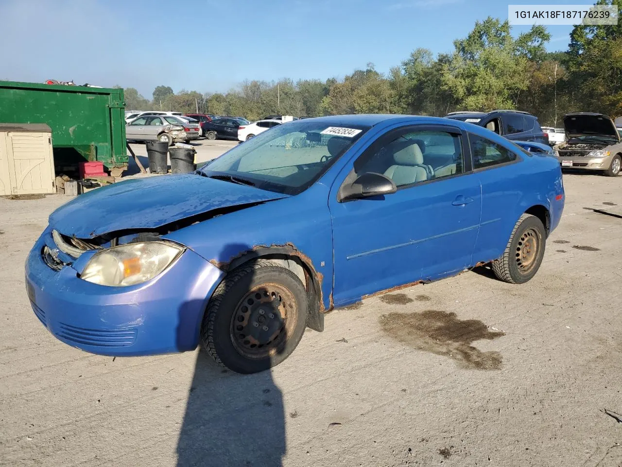 2008 Chevrolet Cobalt Ls VIN: 1G1AK18F187176239 Lot: 74452834