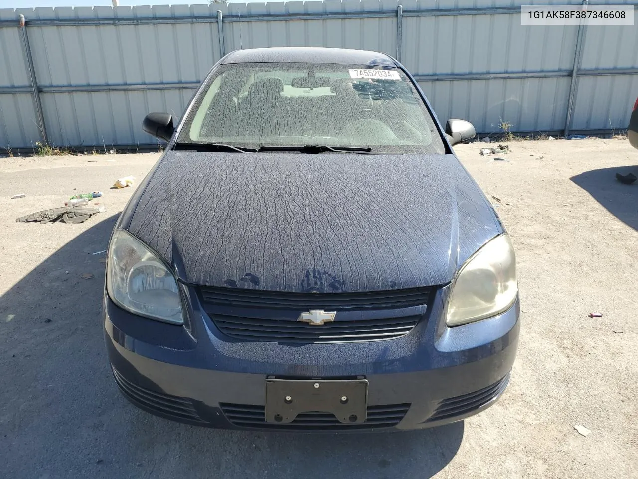 2008 Chevrolet Cobalt Ls VIN: 1G1AK58F387346608 Lot: 74552034