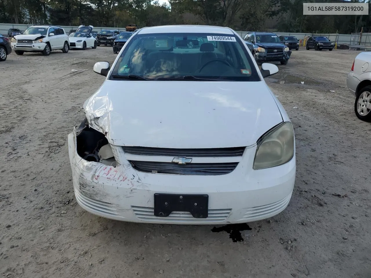 2008 Chevrolet Cobalt Lt VIN: 1G1AL58F587319200 Lot: 74909544