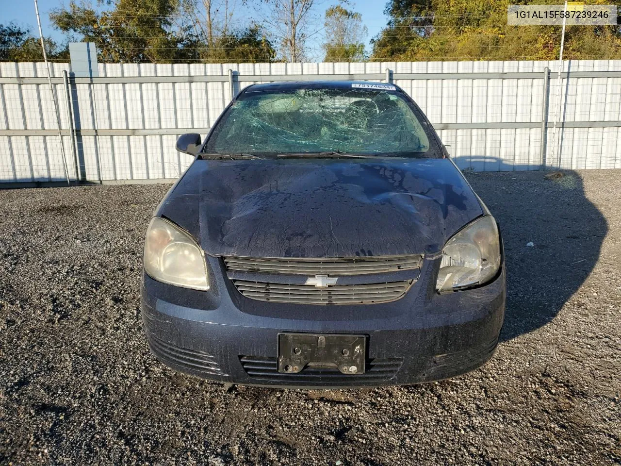 2008 Chevrolet Cobalt Lt VIN: 1G1AL15F587239246 Lot: 75174634