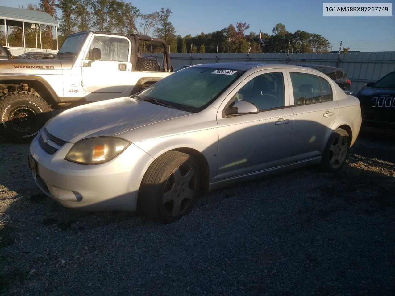 2008 Chevrolet Cobalt Sport VIN: 1G1AM58BX87267749 Lot: 75291944