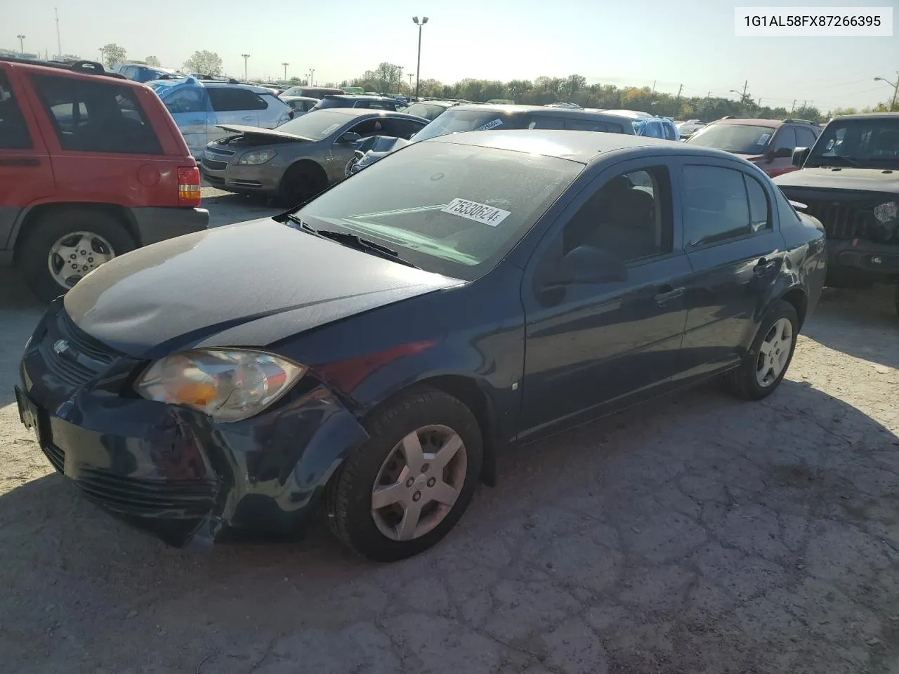 2008 Chevrolet Cobalt Lt VIN: 1G1AL58FX87266395 Lot: 75330624