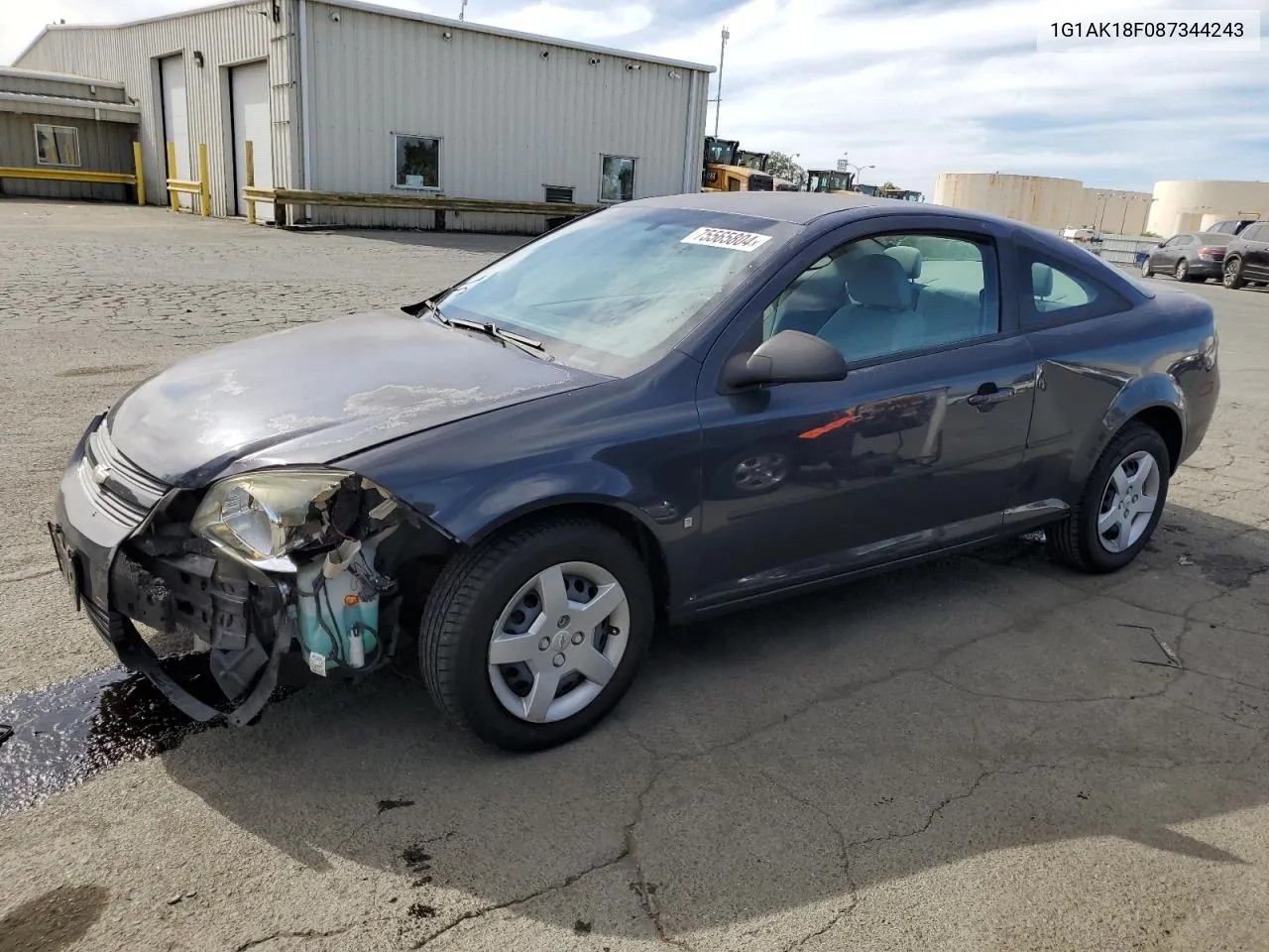 2008 Chevrolet Cobalt Ls VIN: 1G1AK18F087344243 Lot: 75565804