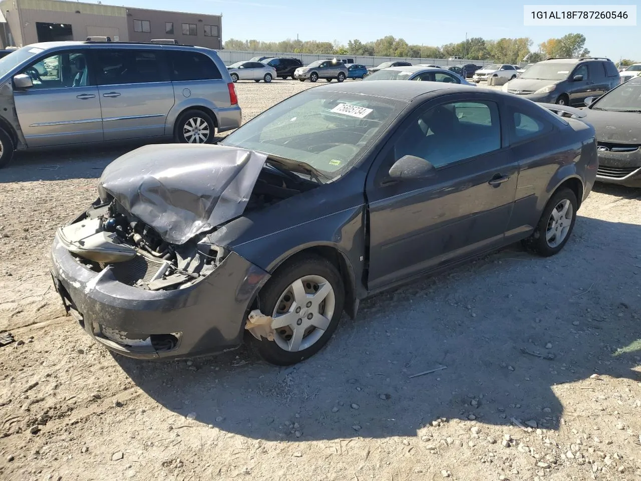 2008 Chevrolet Cobalt Lt VIN: 1G1AL18F787260546 Lot: 75605734