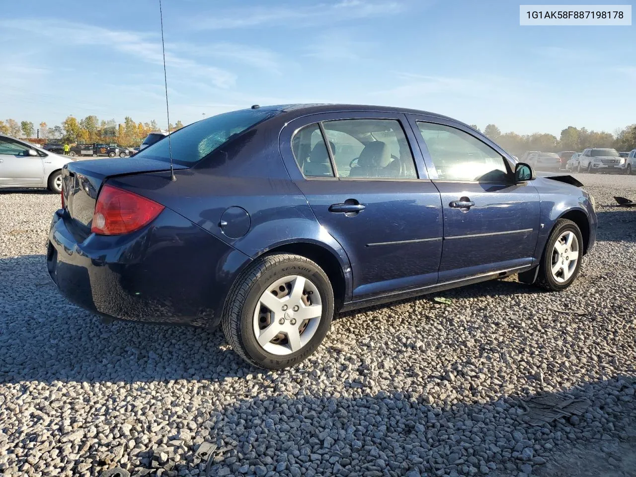 2008 Chevrolet Cobalt Ls VIN: 1G1AK58F887198178 Lot: 77126934