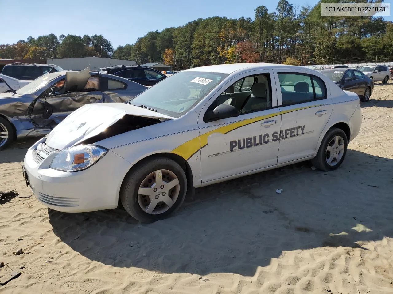 1G1AK58F187274873 2008 Chevrolet Cobalt Ls