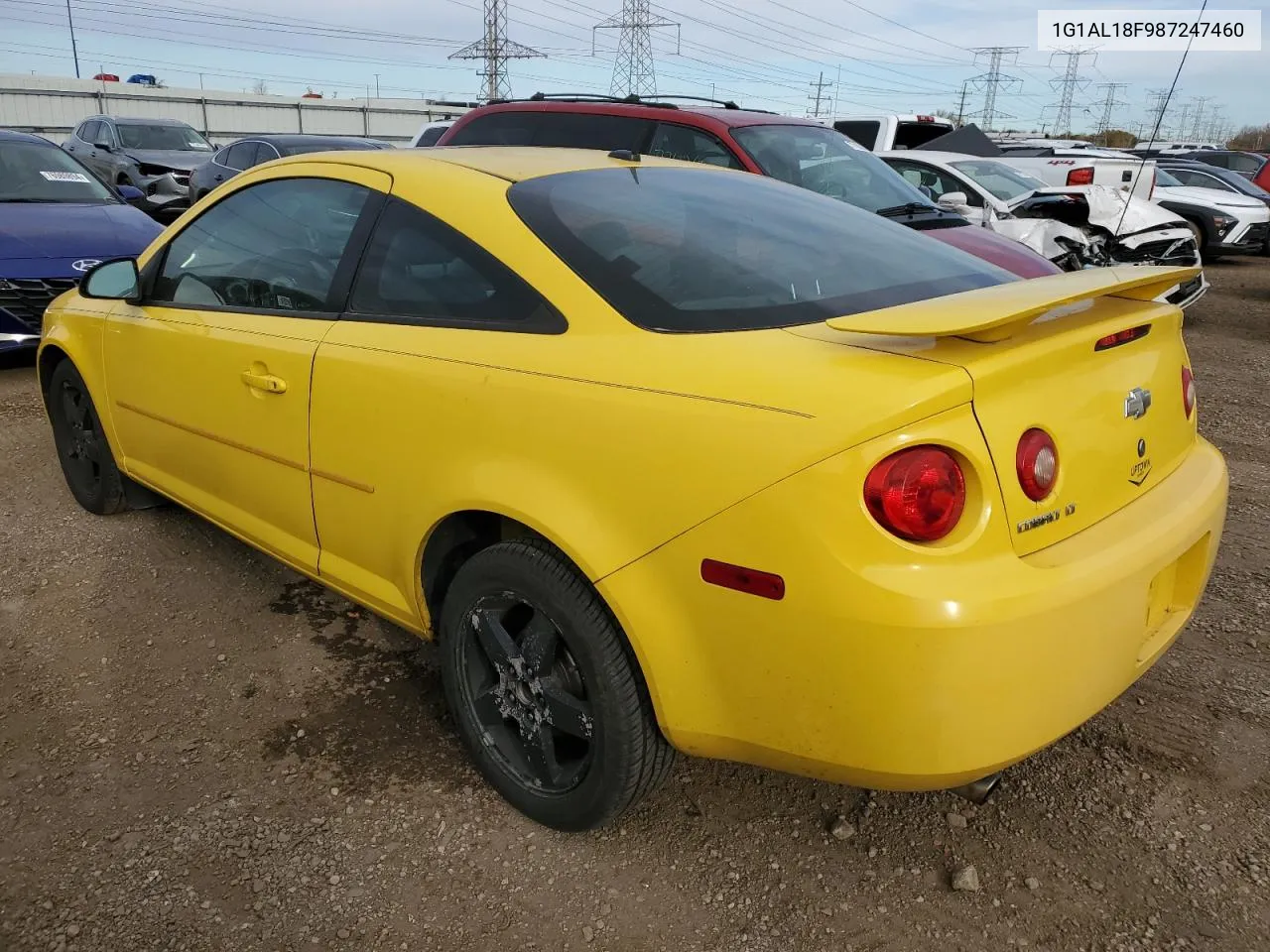 2008 Chevrolet Cobalt Lt VIN: 1G1AL18F987247460 Lot: 77226094