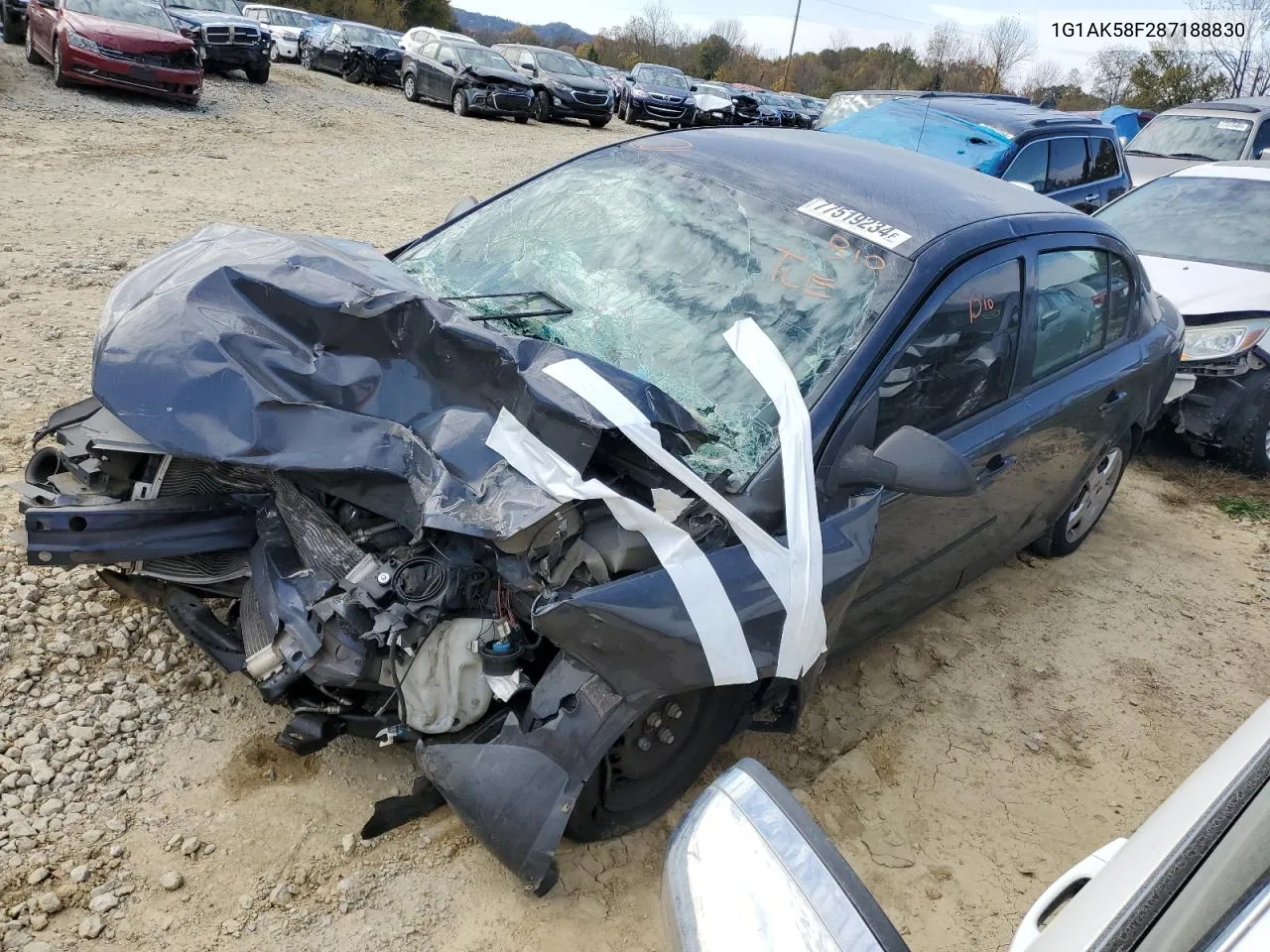 2008 Chevrolet Cobalt Ls VIN: 1G1AK58F287188830 Lot: 77519234