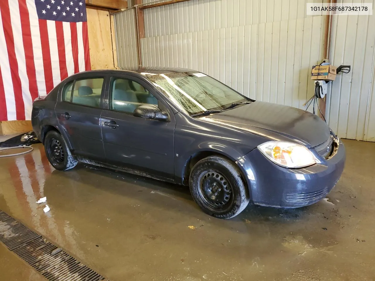 2008 Chevrolet Cobalt Ls VIN: 1G1AK58F687342178 Lot: 77753634