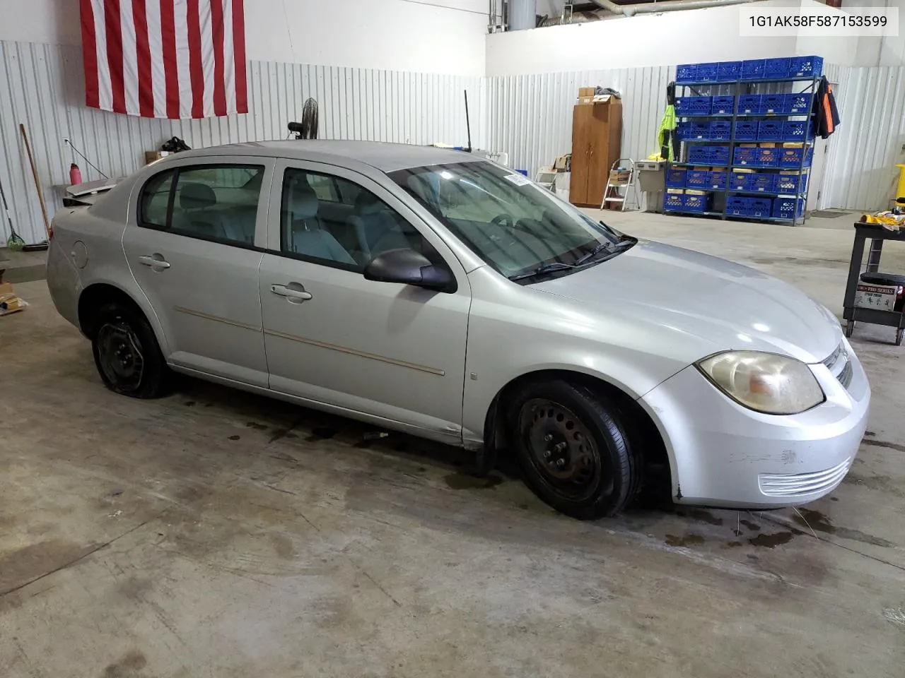 2008 Chevrolet Cobalt Ls VIN: 1G1AK58F587153599 Lot: 78911394