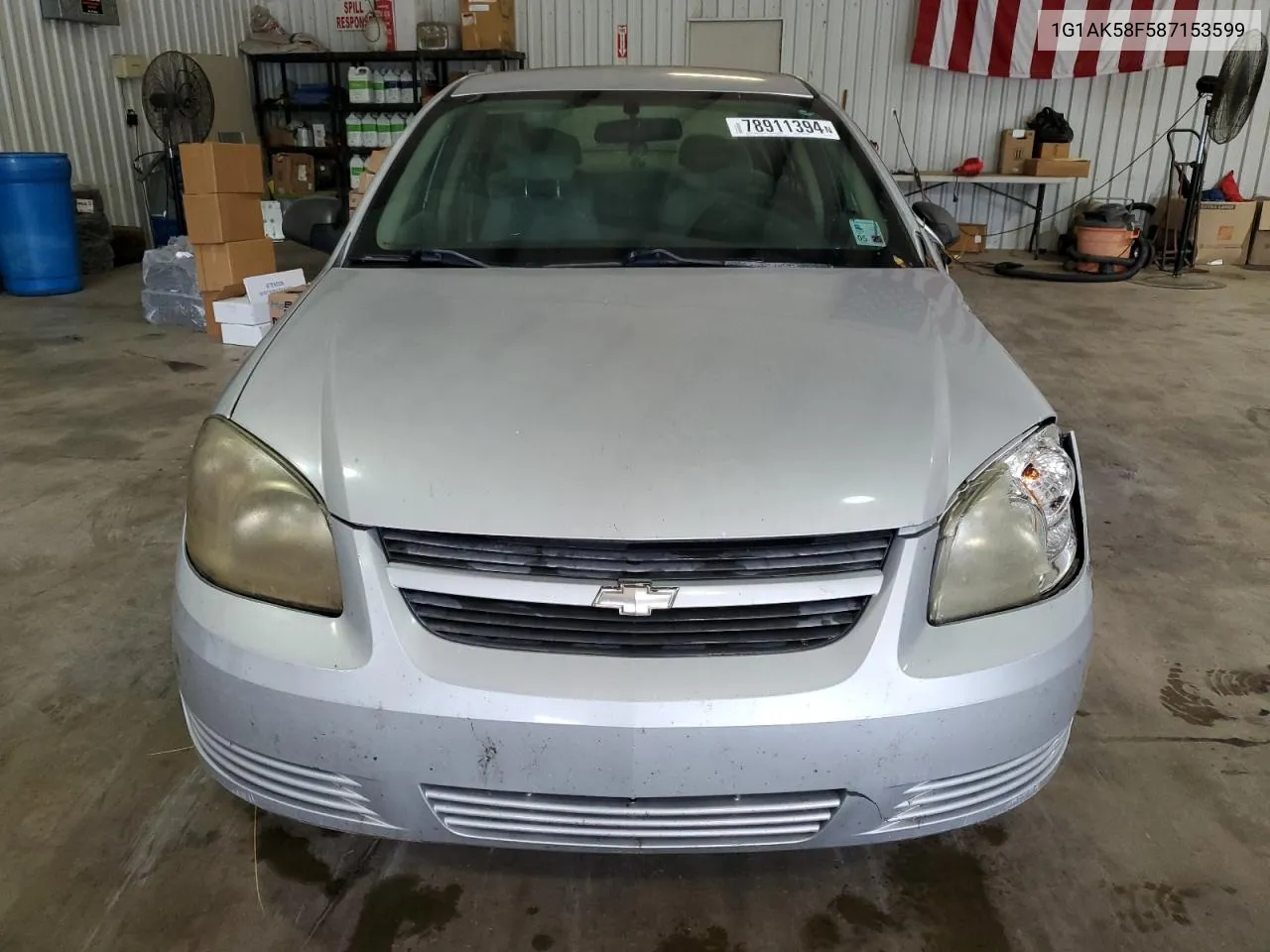 2008 Chevrolet Cobalt Ls VIN: 1G1AK58F587153599 Lot: 78911394