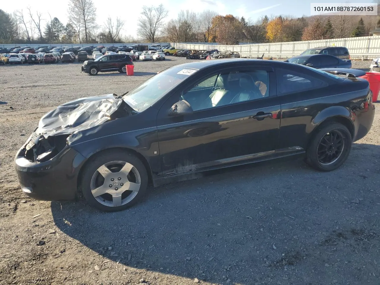 2008 Chevrolet Cobalt Sport VIN: 1G1AM18B787260153 Lot: 81426344