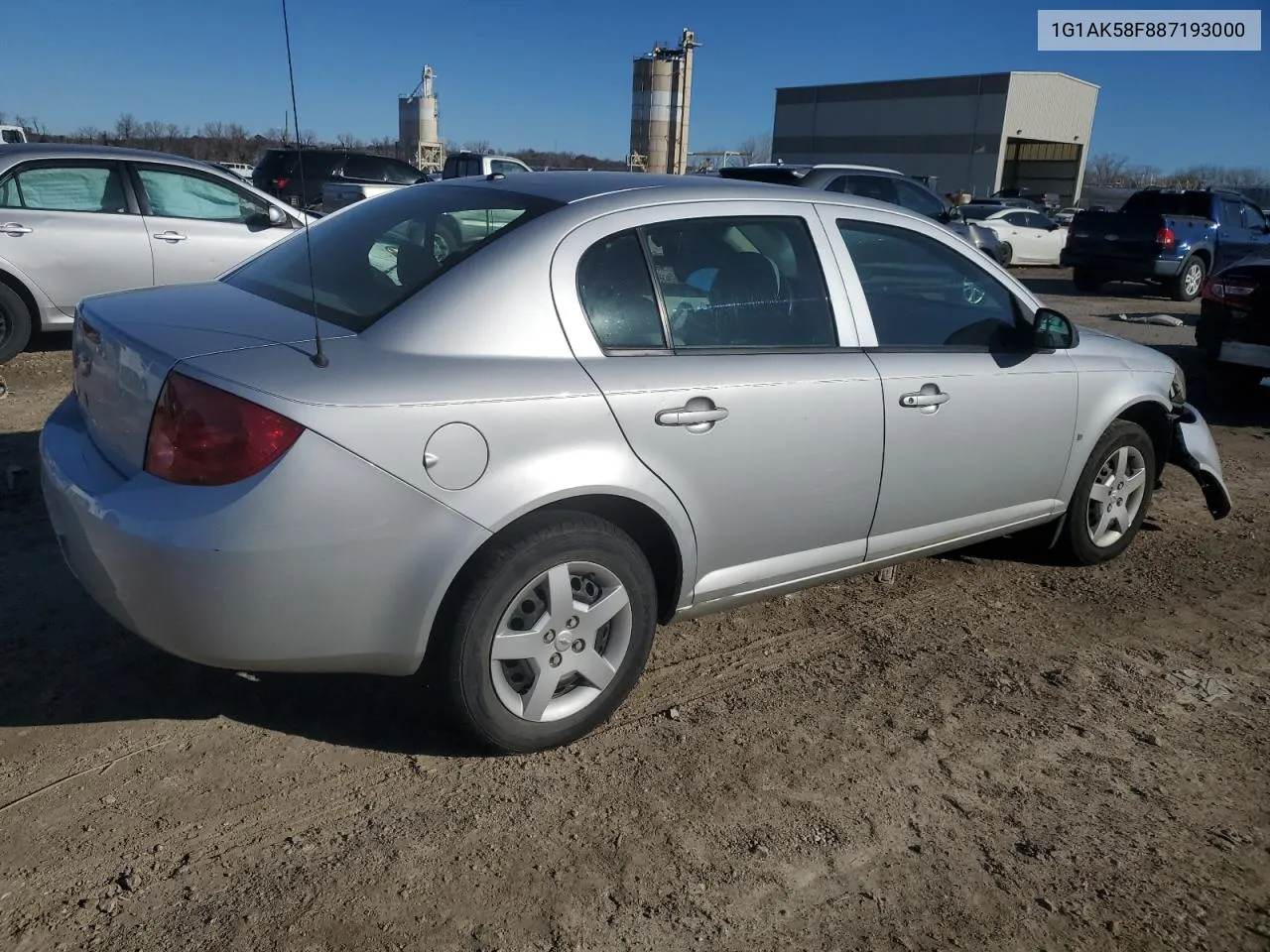 2008 Chevrolet Cobalt Ls VIN: 1G1AK58F887193000 Lot: 81649864