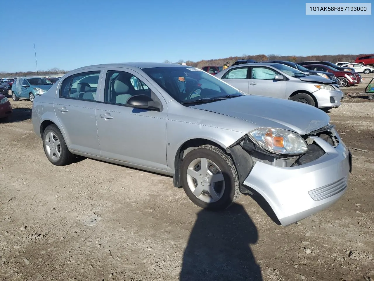 2008 Chevrolet Cobalt Ls VIN: 1G1AK58F887193000 Lot: 81649864