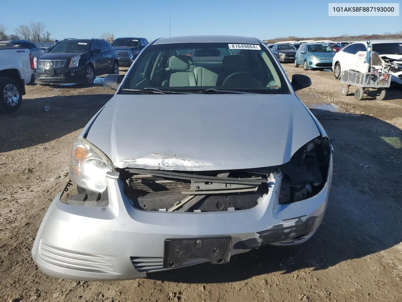 2008 Chevrolet Cobalt Ls VIN: 1G1AK58F887193000 Lot: 81649864