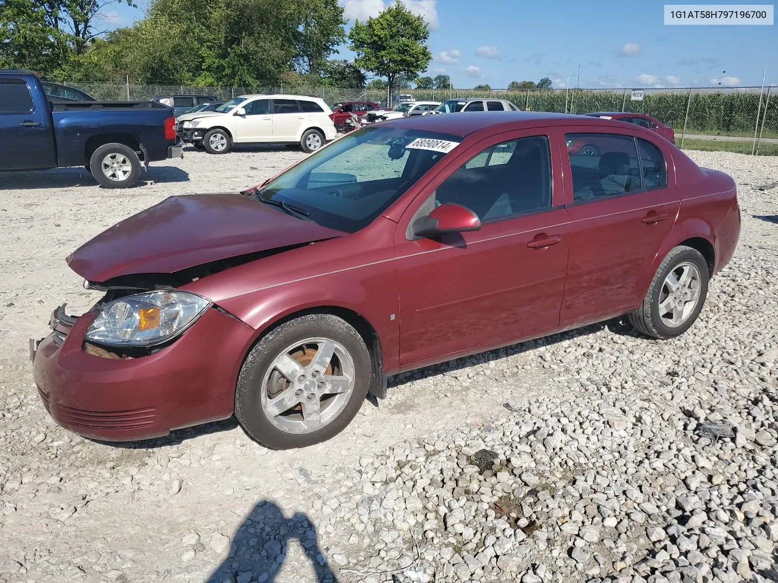 1G1AT58H797196700 2009 Chevrolet Cobalt Lt