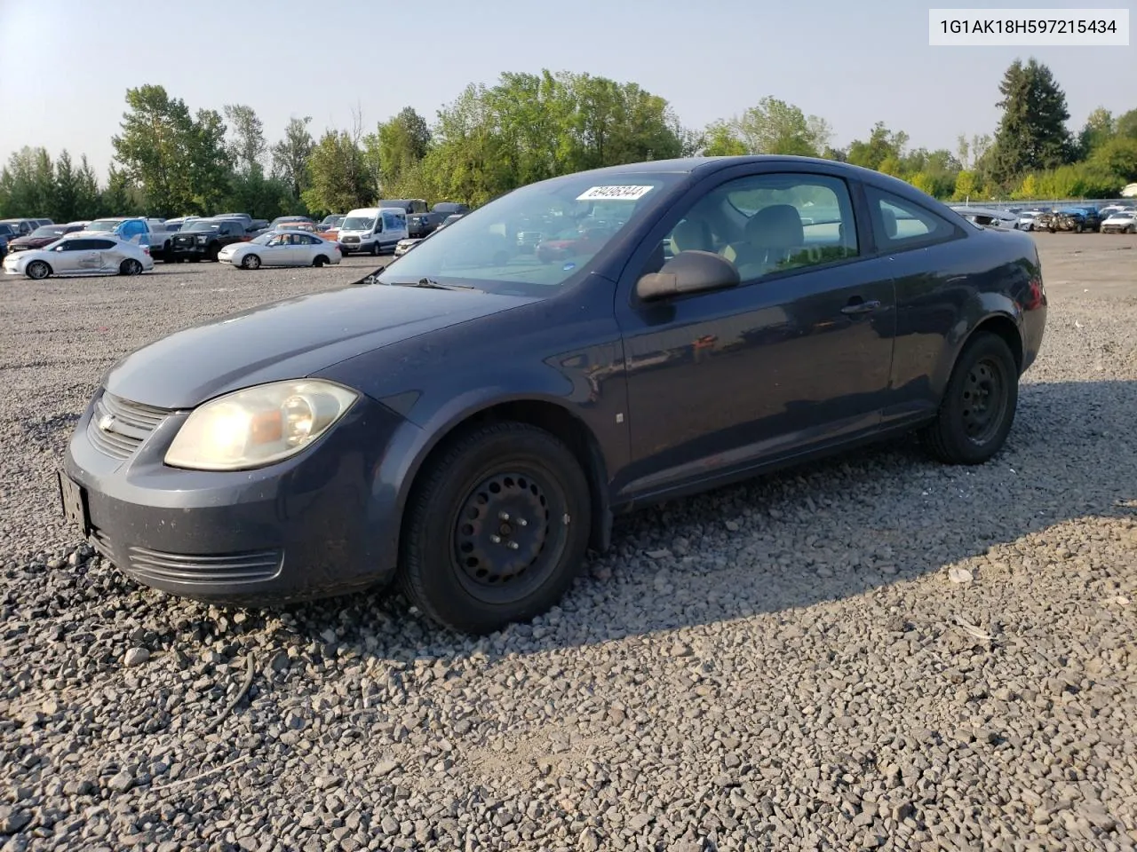 2009 Chevrolet Cobalt Ls VIN: 1G1AK18H597215434 Lot: 69496344